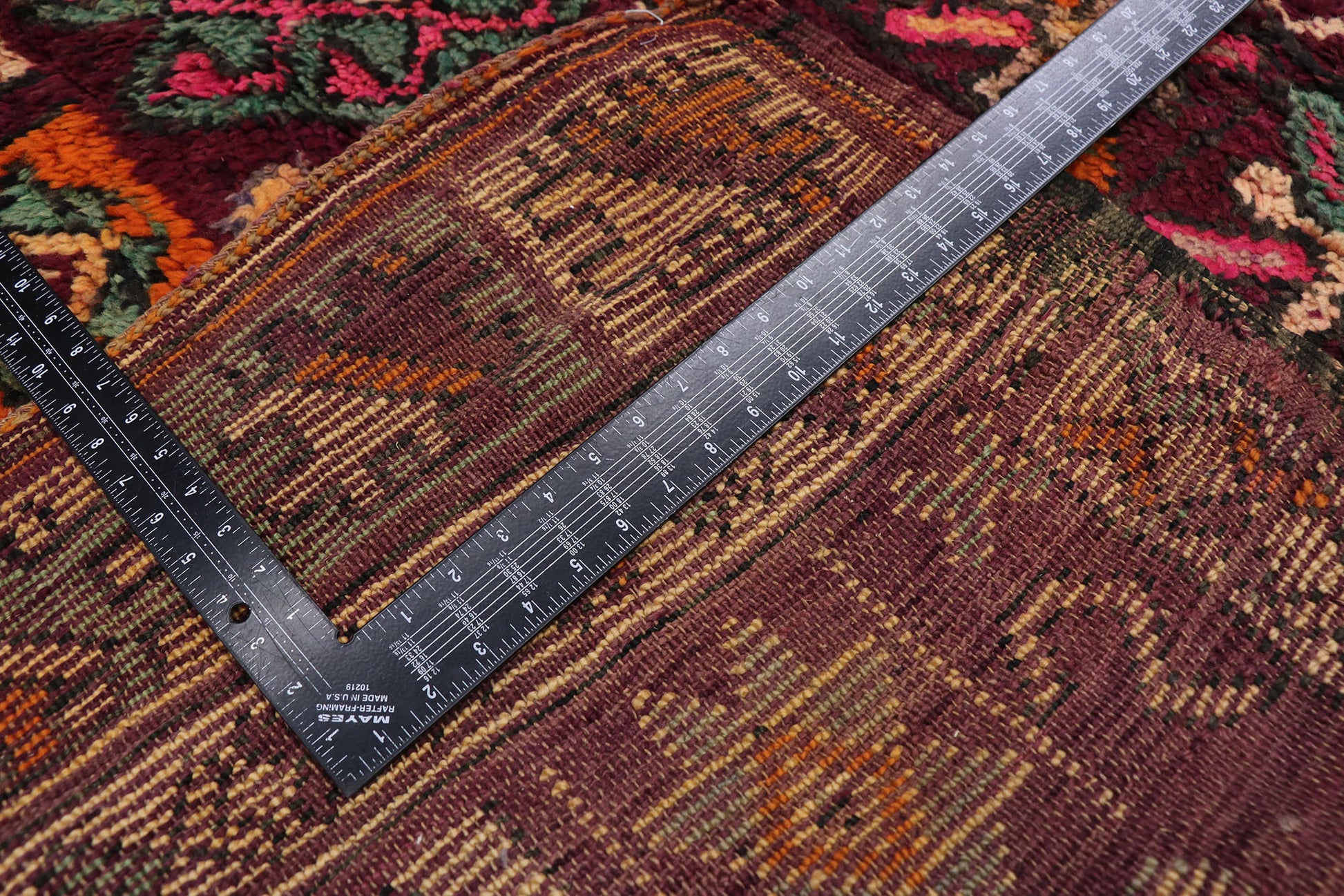 6 x 12 Vintage Boujad Moroccan Rug 21523