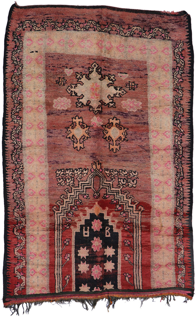 6 x 9 Vintage Moroccan Rug 21528