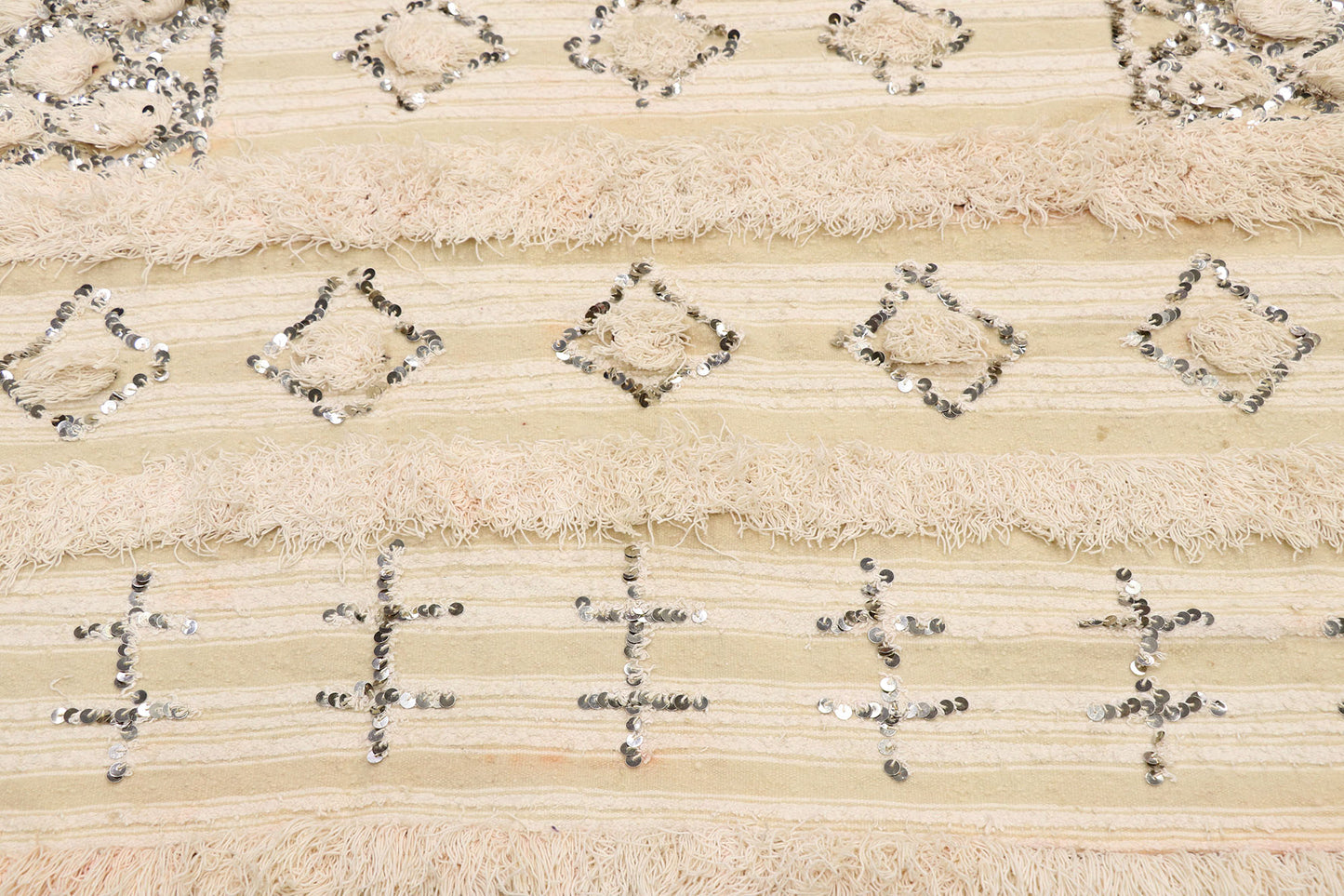 4 x 8 Vintage Moroccan Wedding Blanket 21546