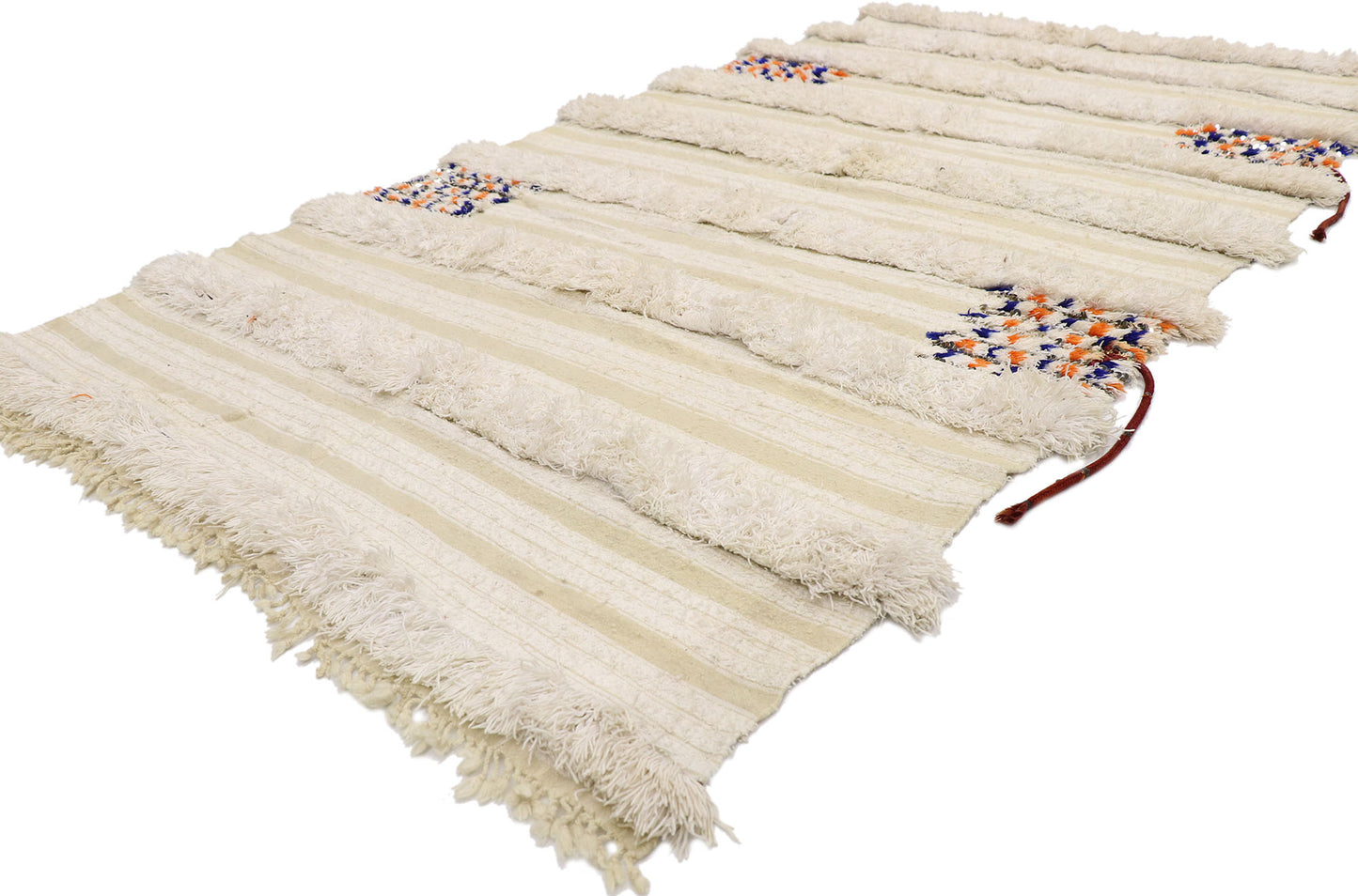 4 x 8 Vintage Moroccan Wedding Blanket 21547
