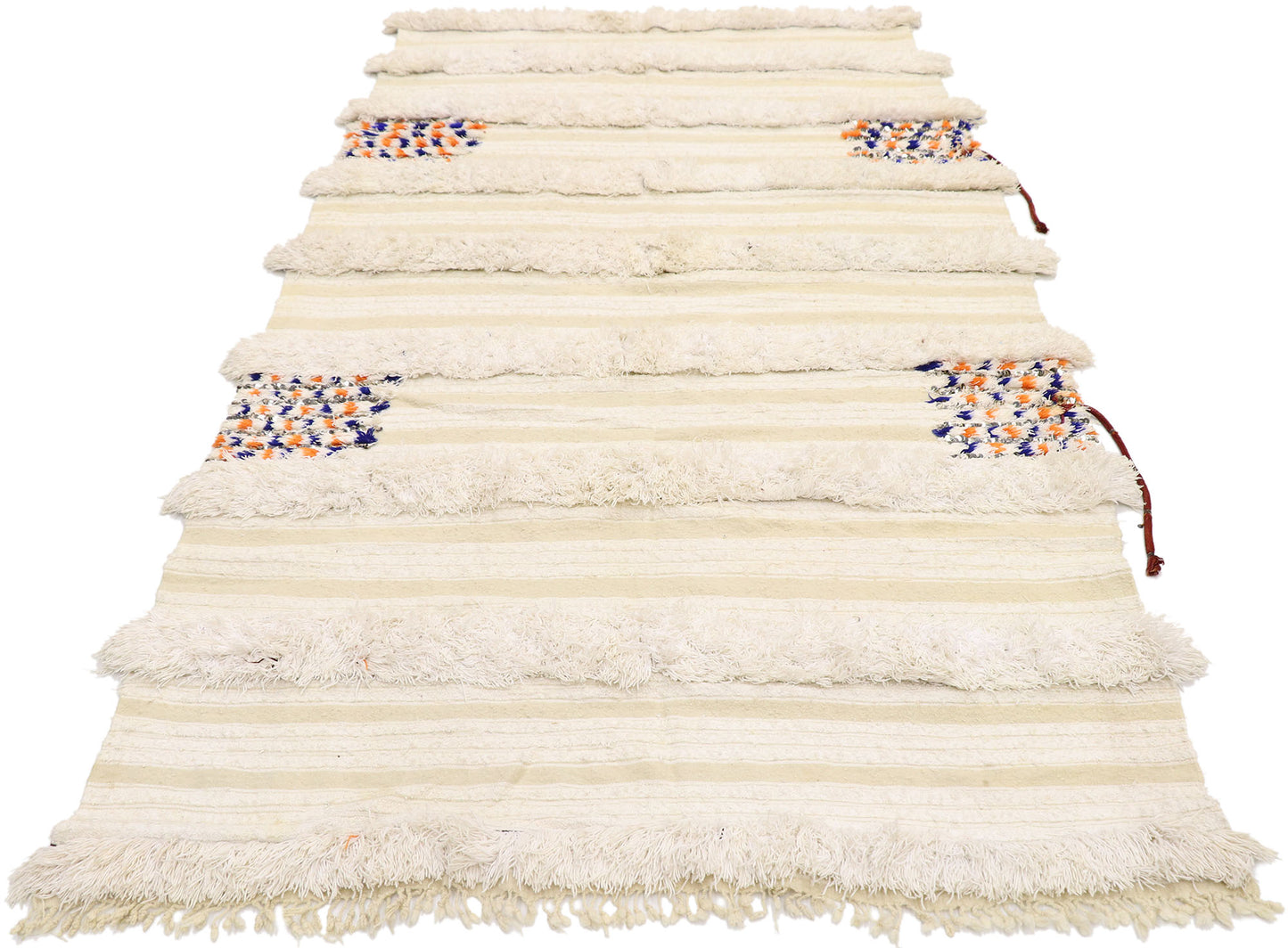 4 x 8 Vintage Moroccan Wedding Blanket 21547