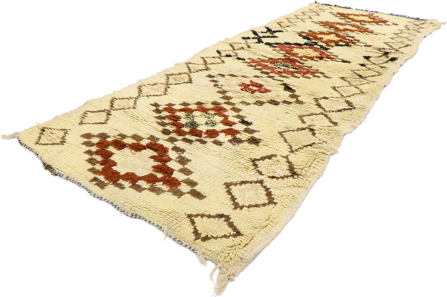 3 x 7 Vintage Moroccan Azilal Rug 21561