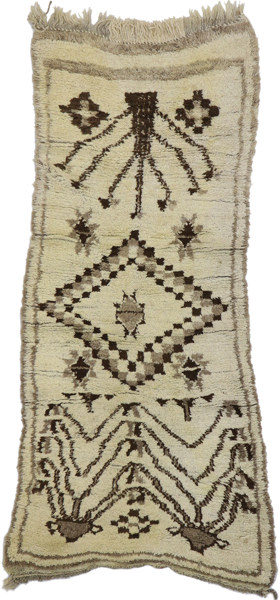 3 x 6 Vintage Moroccan Azilal Rug 21573