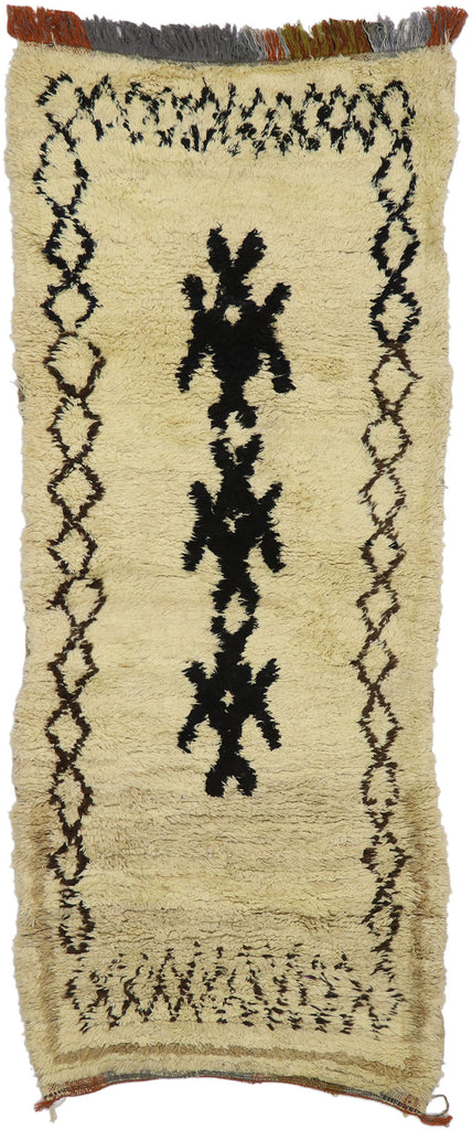 3 x 7 Vintage Moroccan Azilal Rug 21574