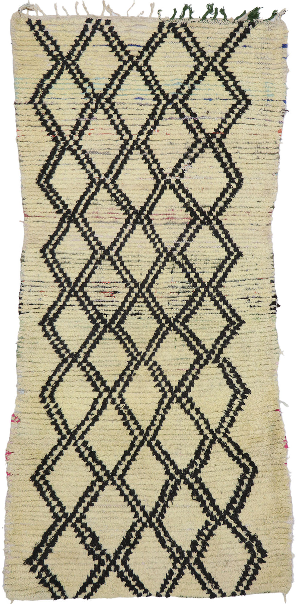 4 x 8 Vintage Moroccan Azilal Rug 21579