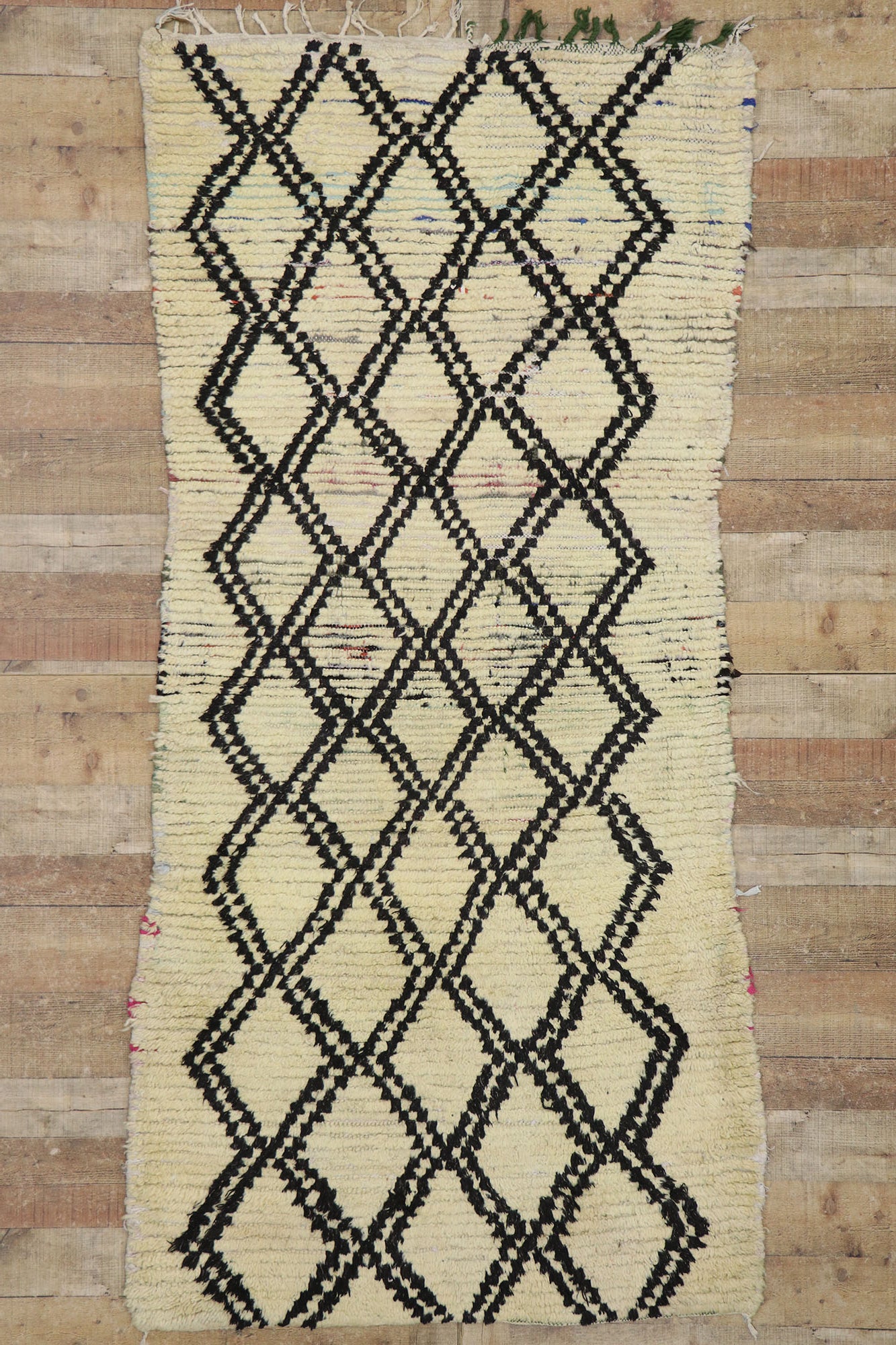 4 x 8 Vintage Moroccan Azilal Rug 21579
