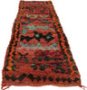 3 x 7 Vintage Red Talsint Moroccan Rug 21581