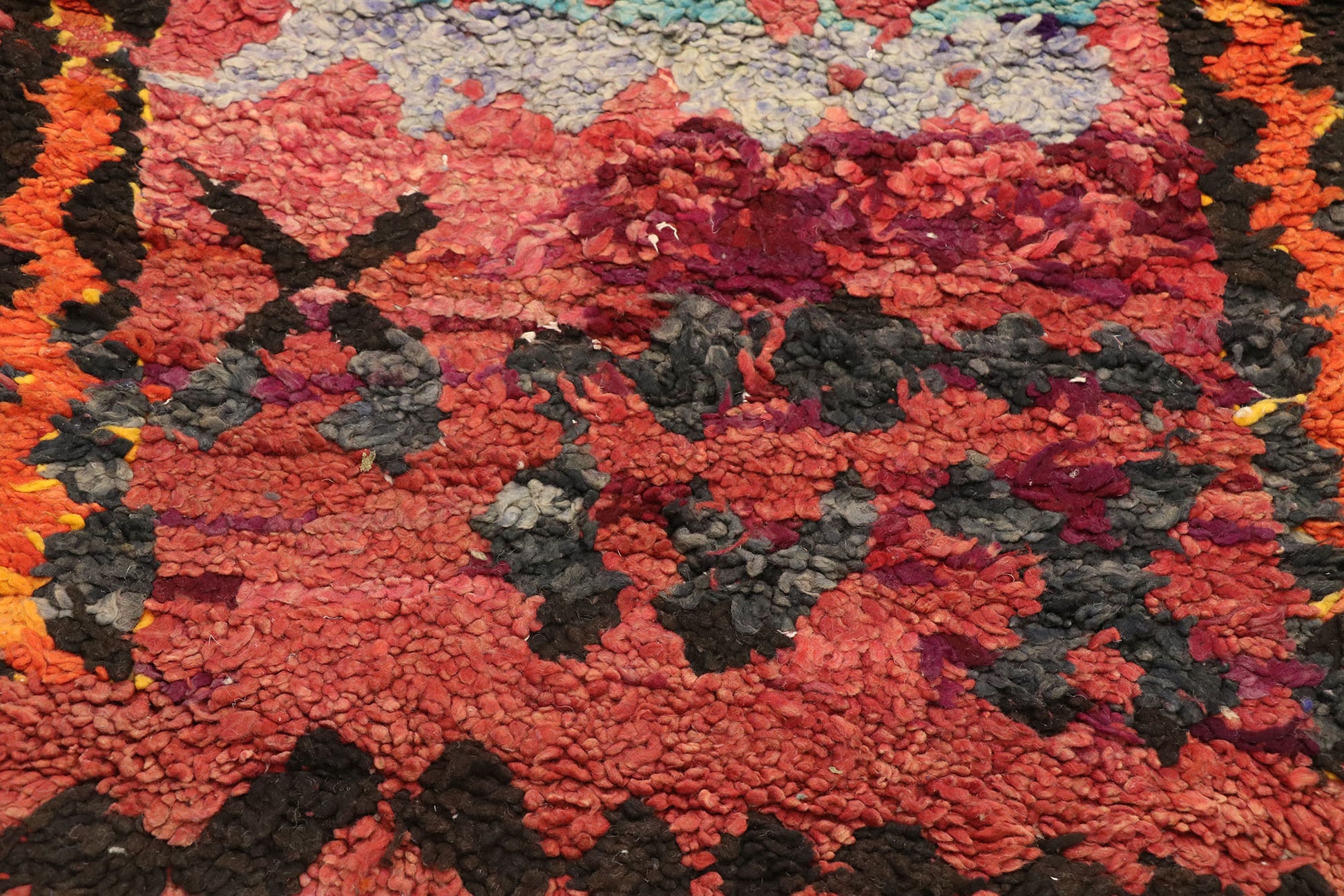 3 x 7 Vintage Red Talsint Moroccan Rug 21581