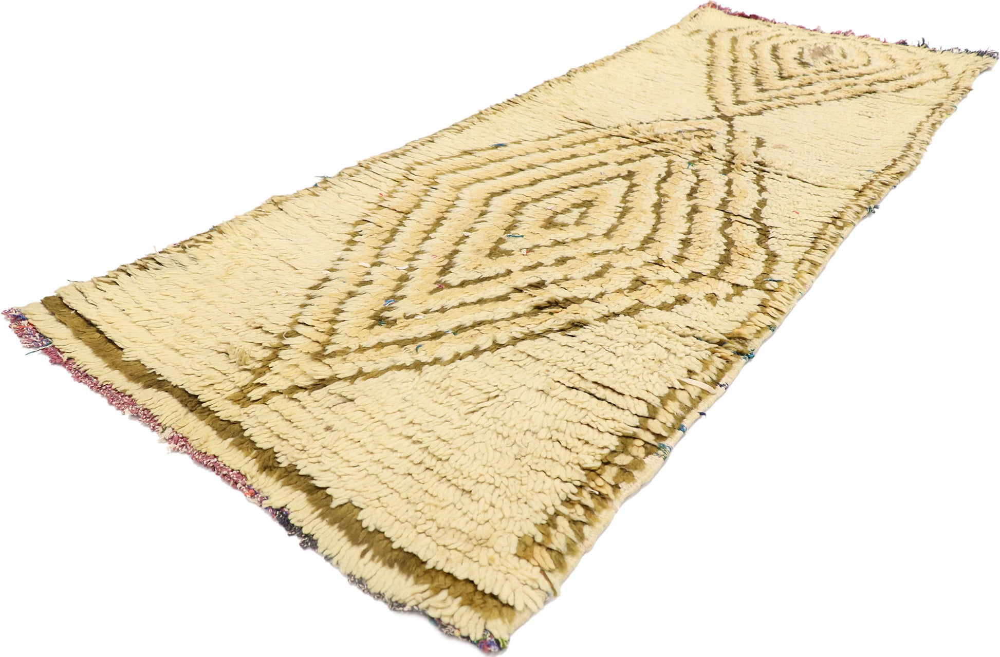 2 x 6 Vintage Boucherouite Moroccan Rag Rug 21585