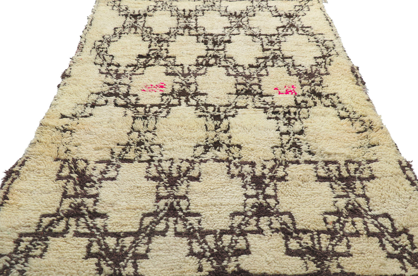 4 x 7 Vintage Moroccan Azilal Rug 21588