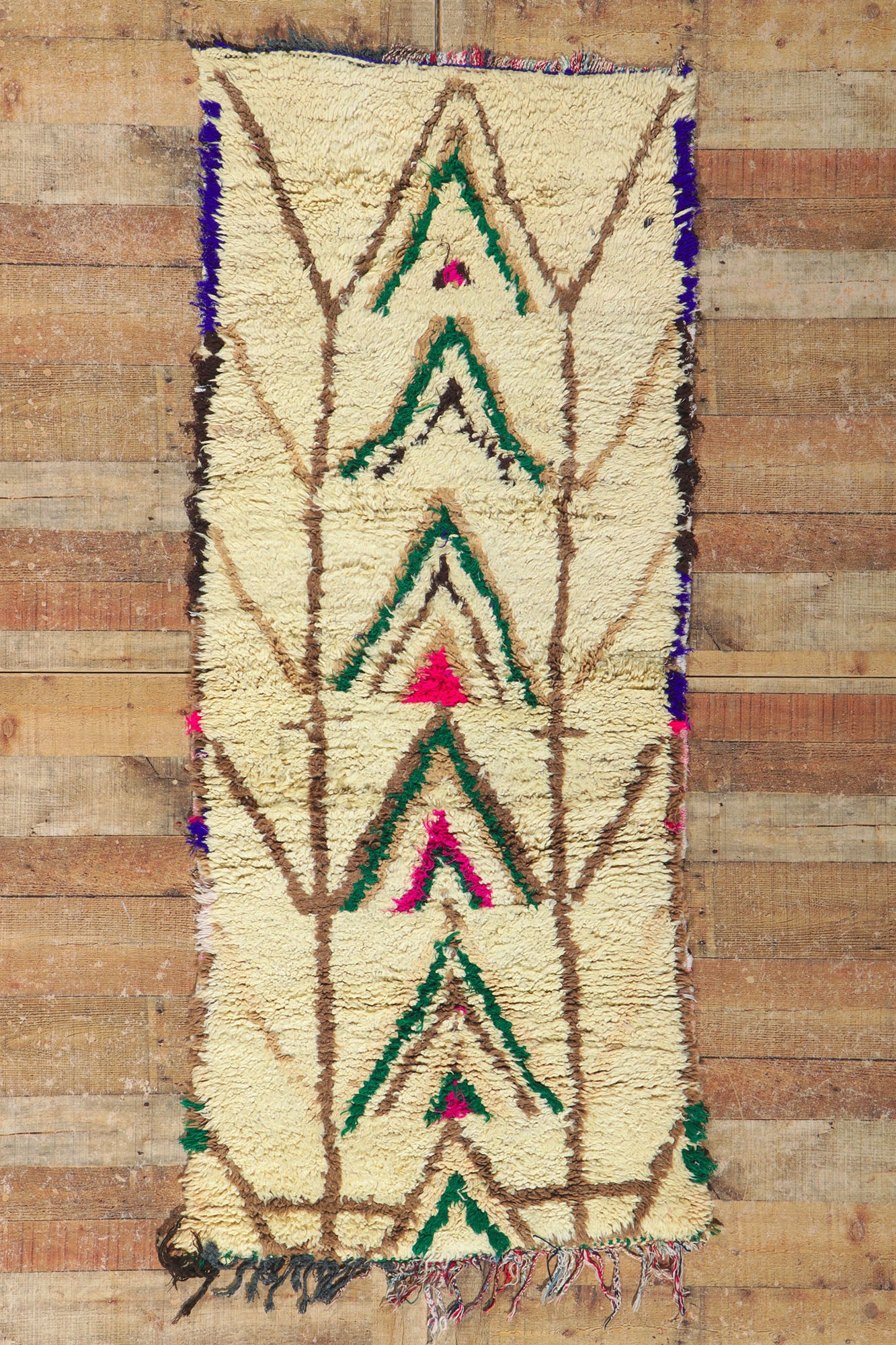 3 x 6 Vintage Moroccan Azilal Rug 21604