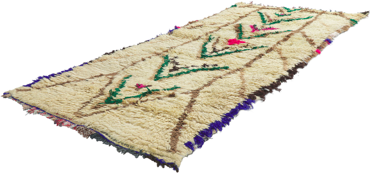 3 x 6 Vintage Moroccan Azilal Rug 21604