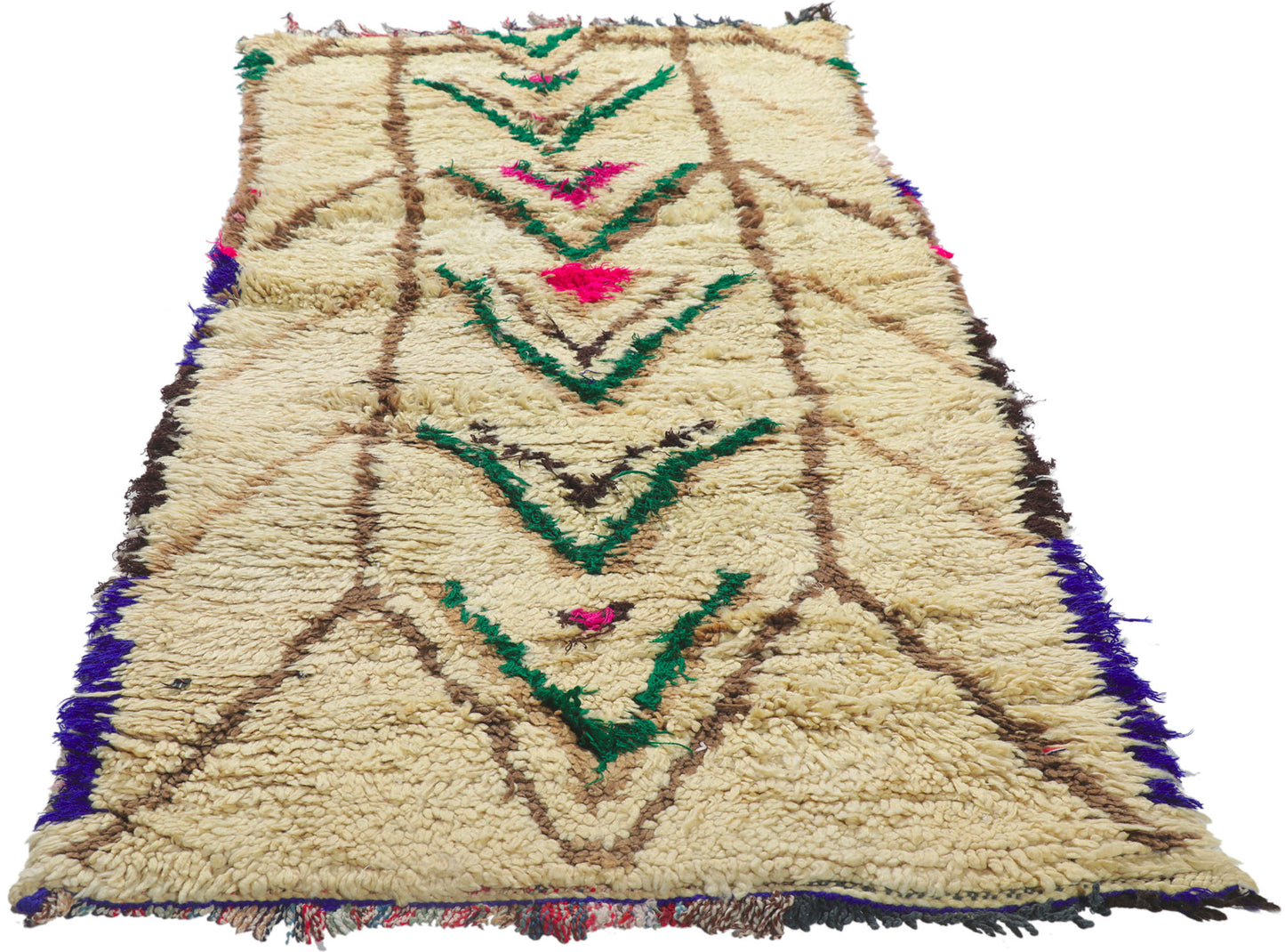 3 x 6 Vintage Moroccan Azilal Rug 21604