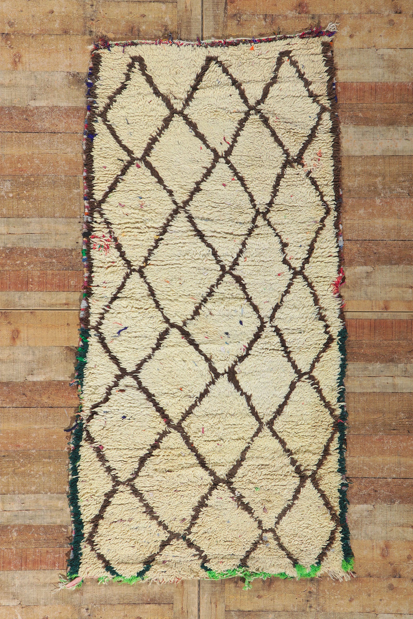 3 x 7 Vintage Moroccan Azilal Rug 21622
