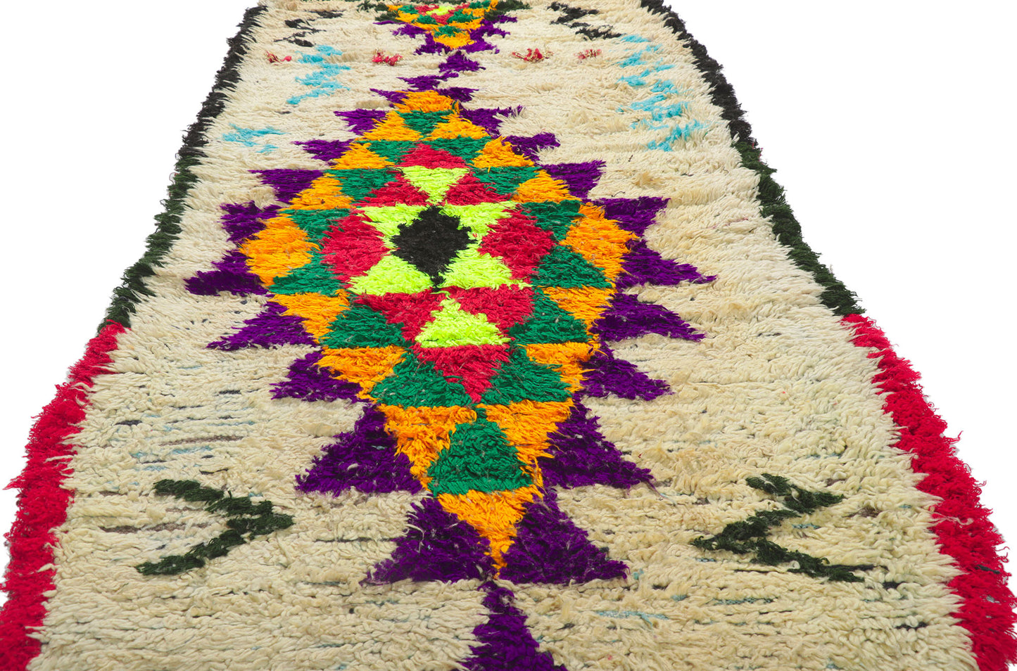 3 x 7 Vintage Moroccan Azilal Rug 21623