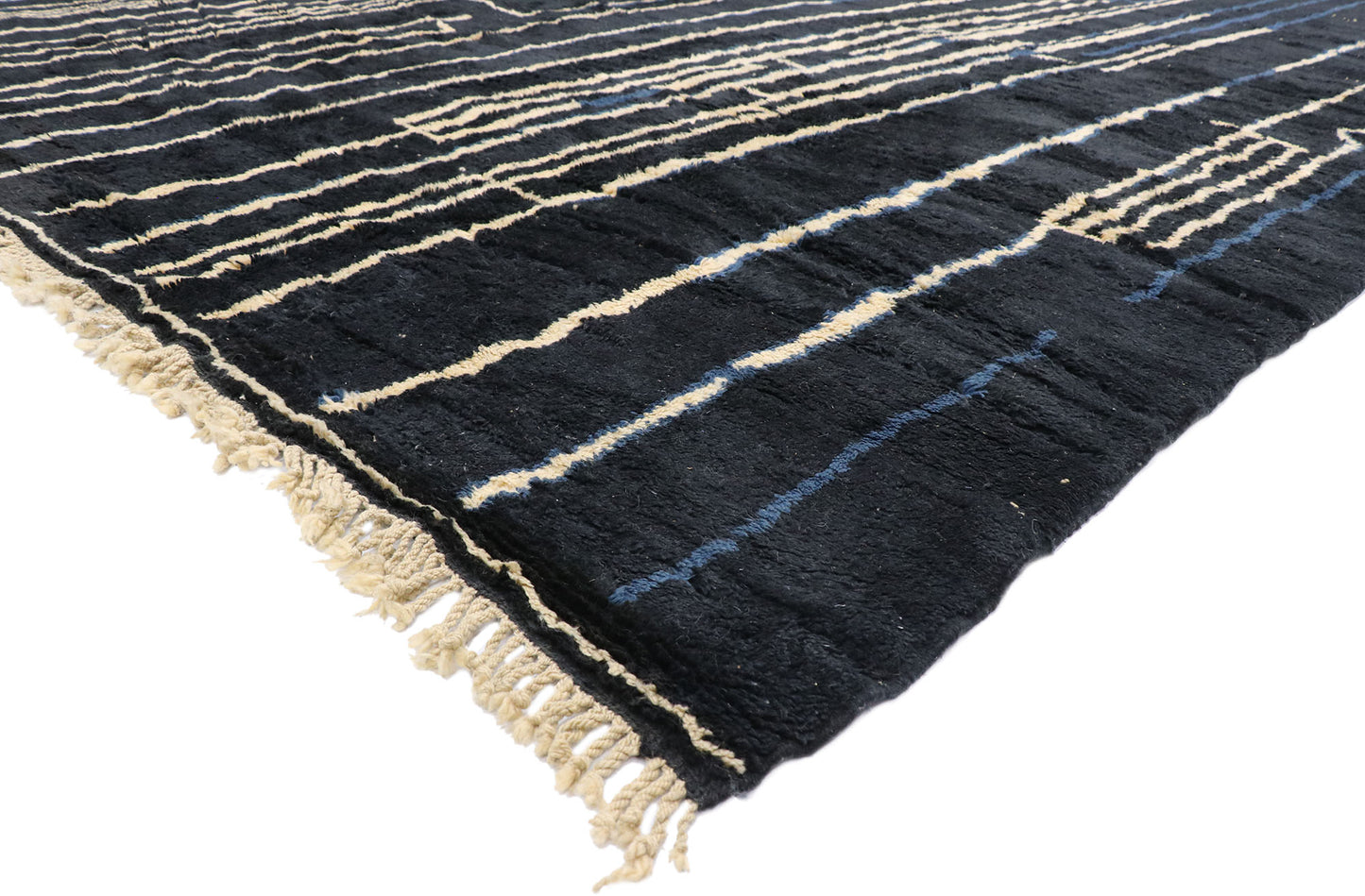 10 x 14 Modern Beni Mrirt Moroccan Rug 21646