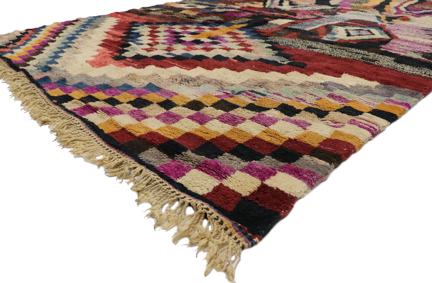 9 x 11 Modern Beni Mrirt Moroccan Rug 21647