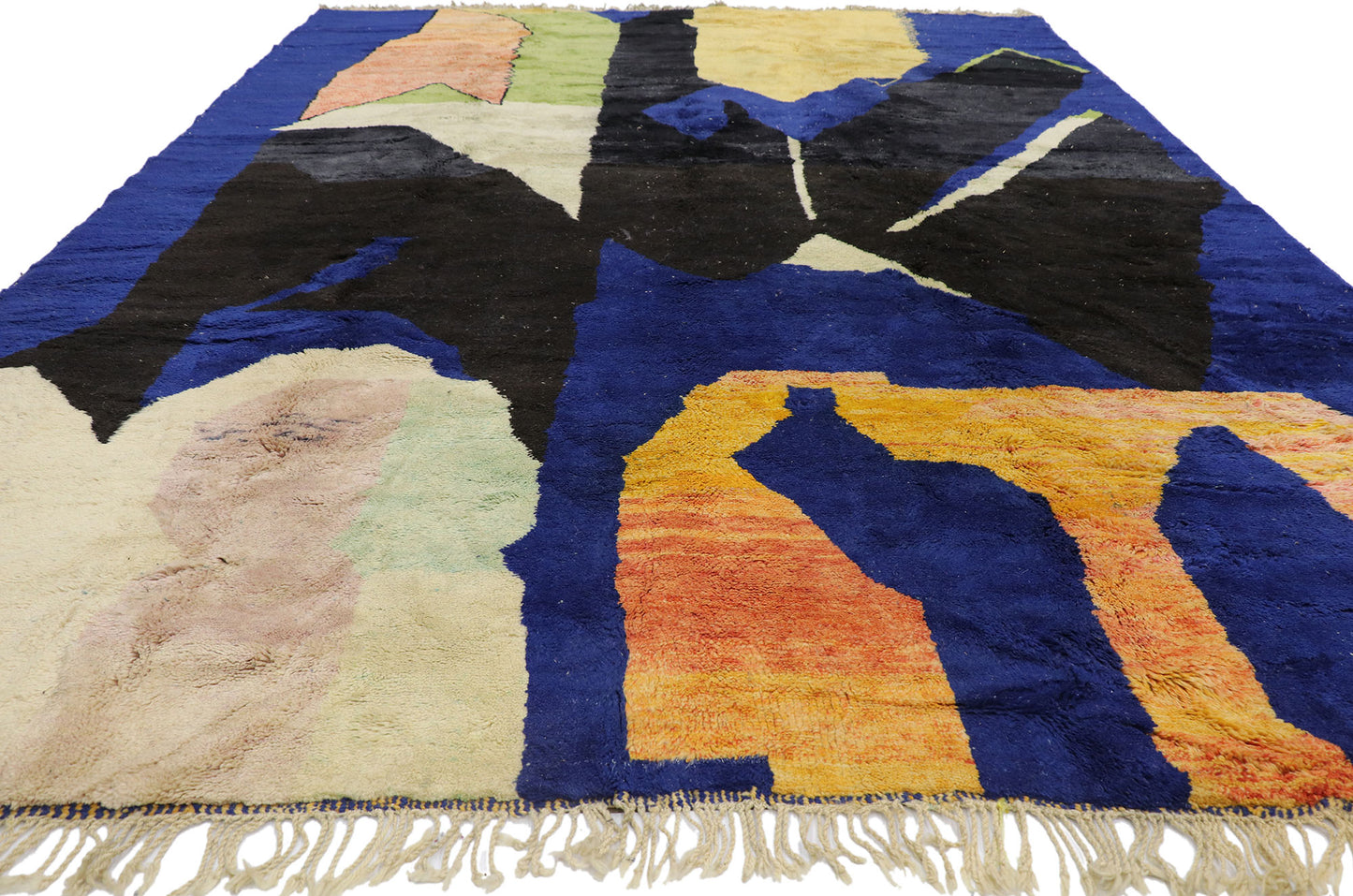 10 x 13 Modern Beni Mrirt Moroccan Rug 21649