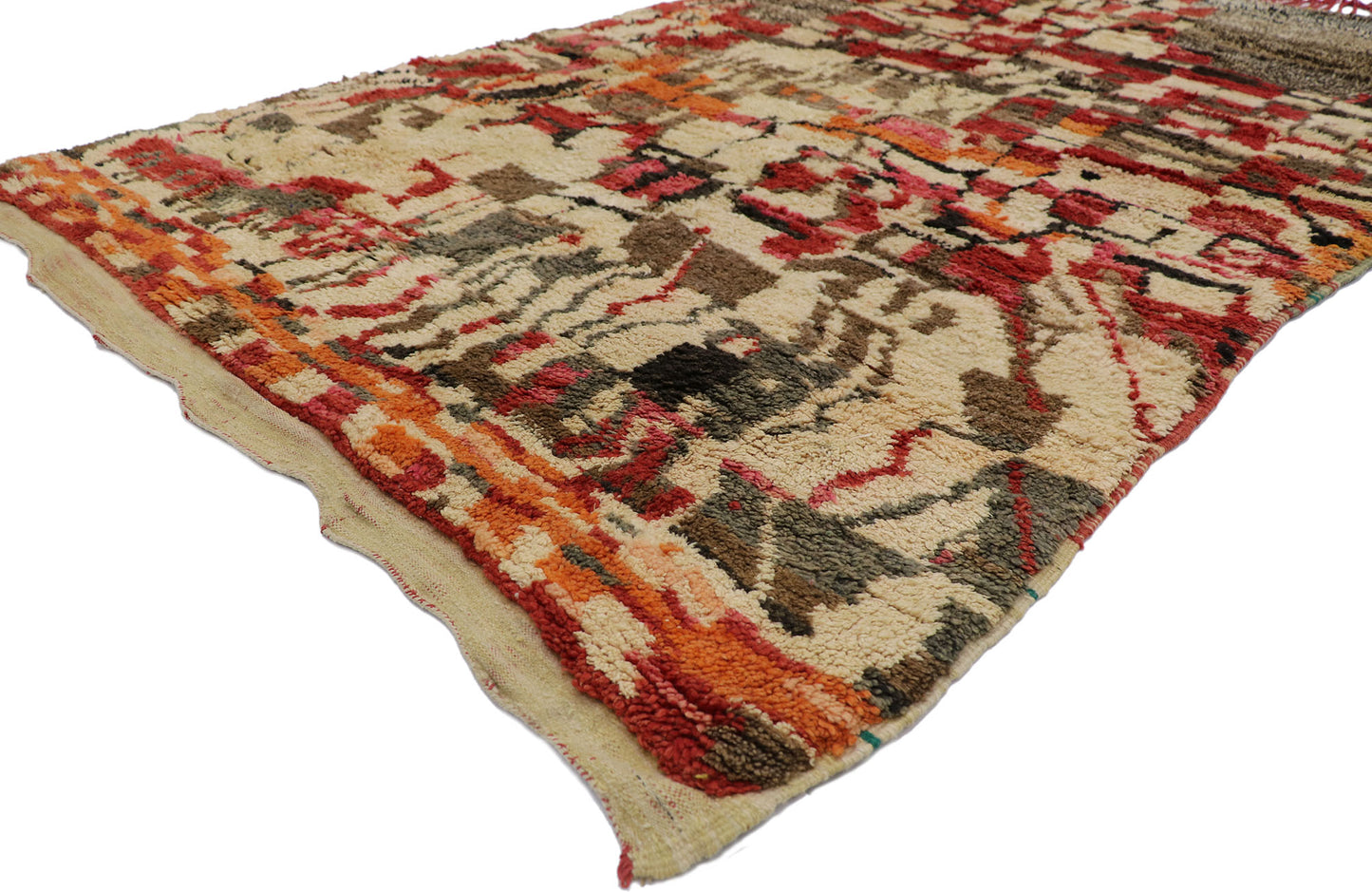 5 x 8 Vintage Moroccan Rug 21664