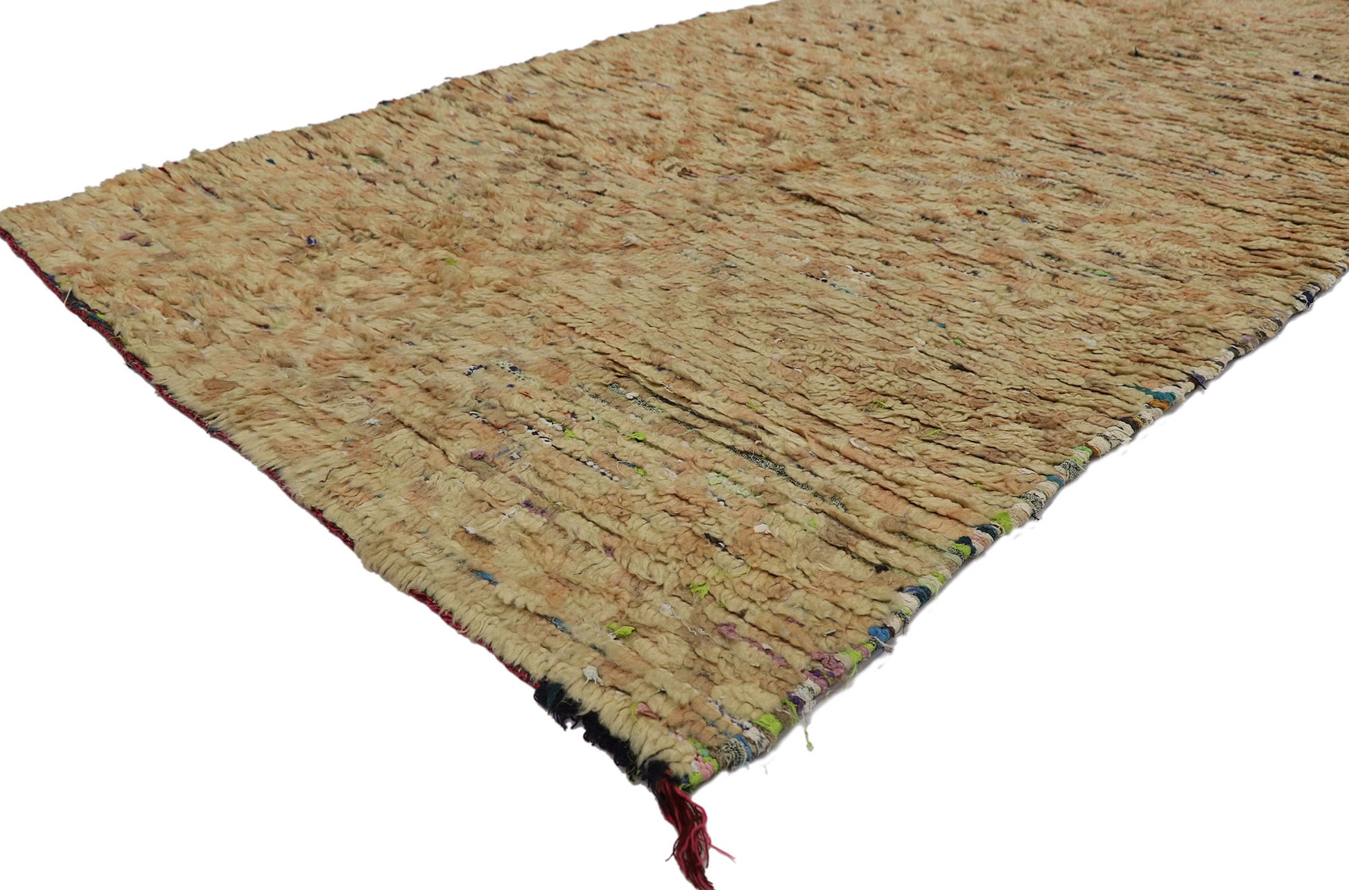 4 x 7 Vintage Rehamna Moroccan Rug 21666