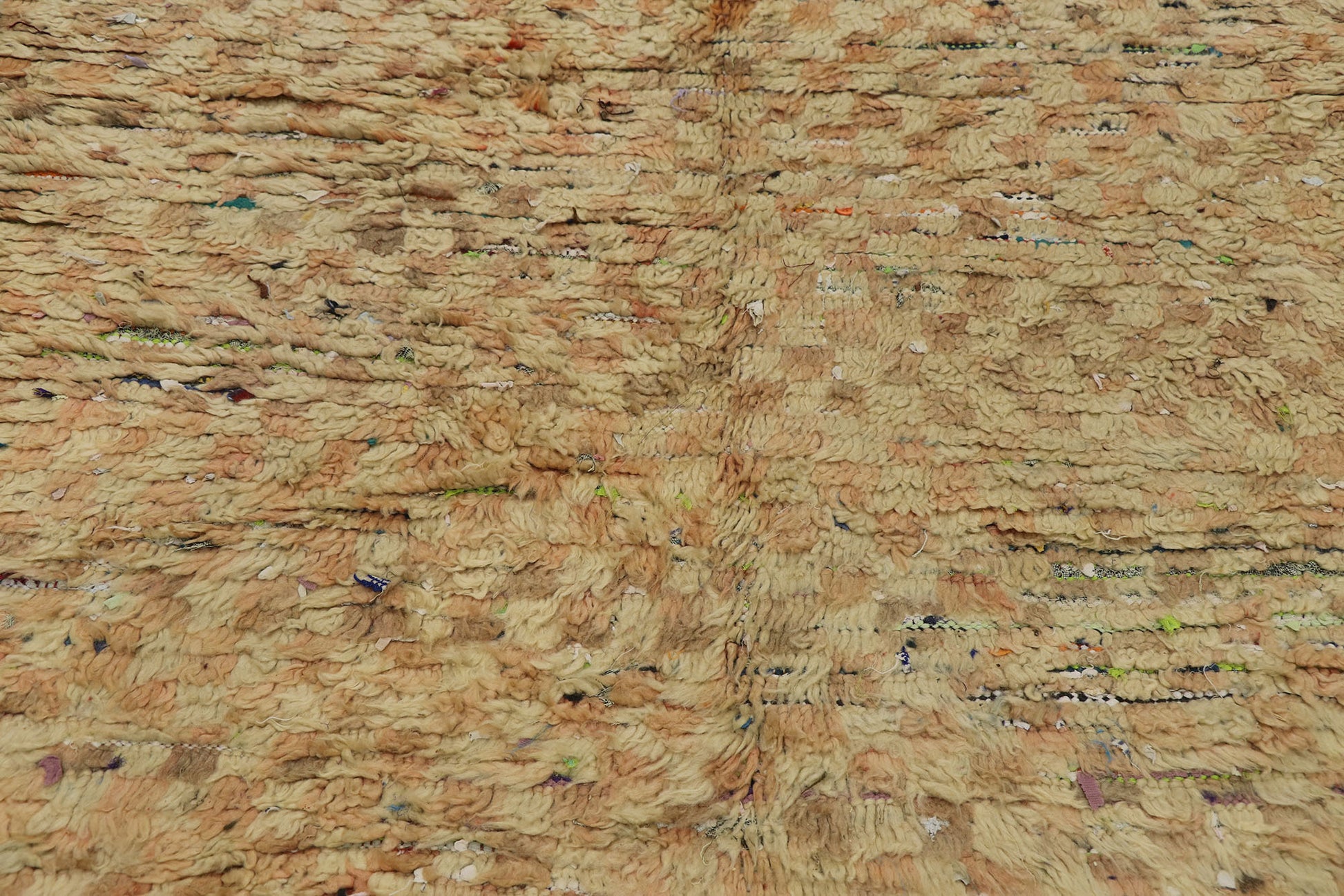 4 x 7 Vintage Rehamna Moroccan Rug 21666