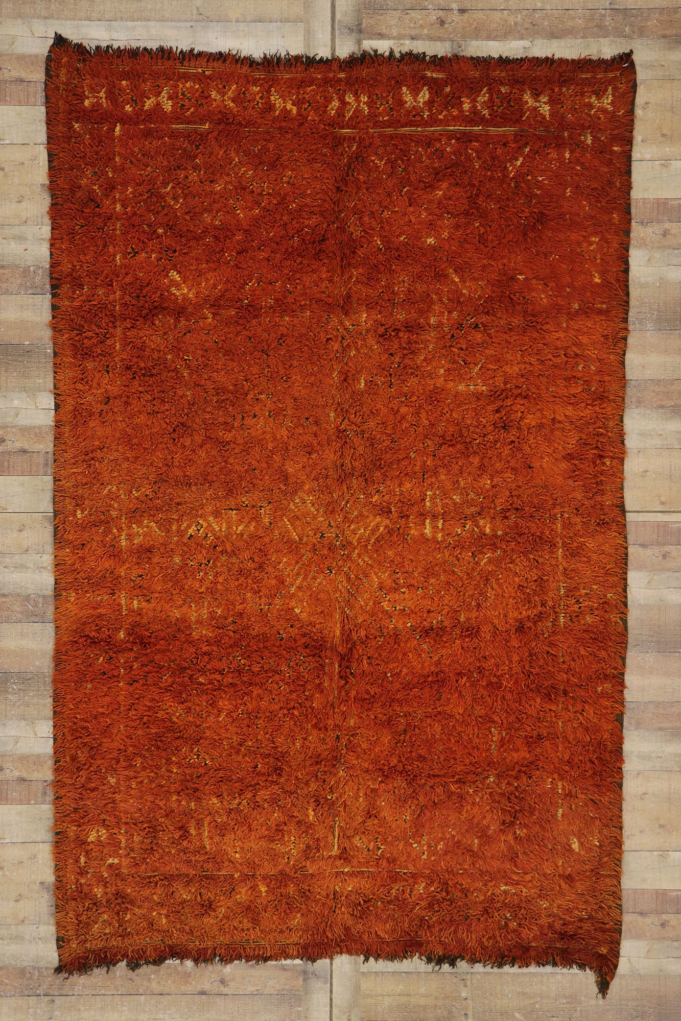 6 x 10 Vintage Red Beni MGuild Moroccan Rug 21670