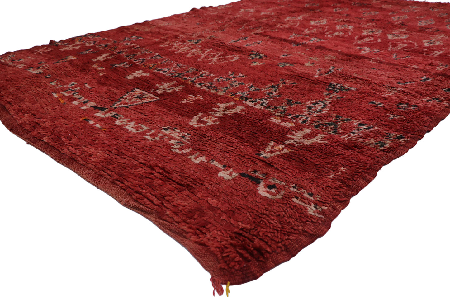 6 x 10 Vintage Red Moroccan Rug 21671