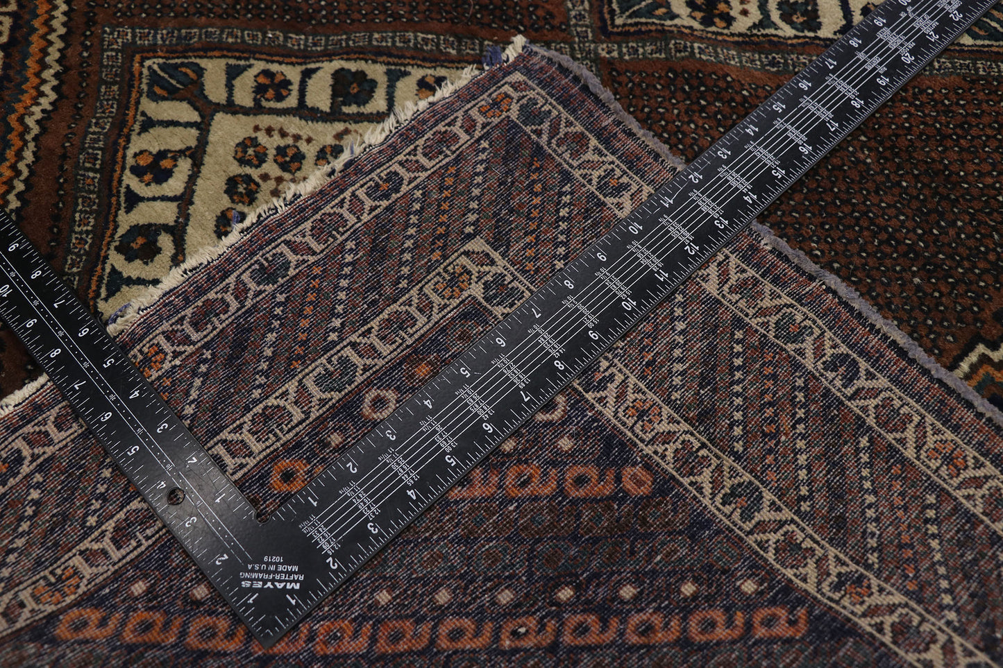 4 x 6 Antique Persian Afshar Rug 21687