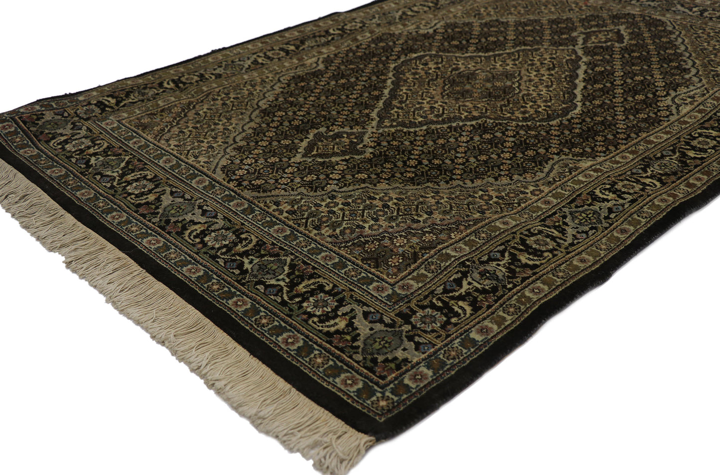 3 x 5 Antique Persian Tabriz Rug 21695