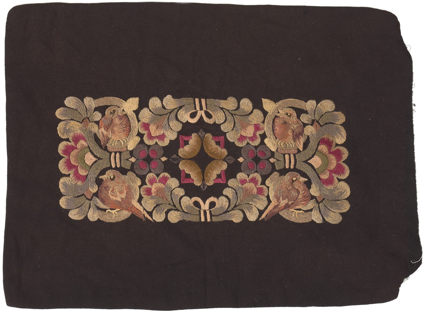 2 x 2 Hand Embroidered Pillow Cover 78615