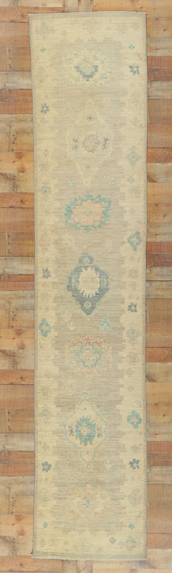 2 x 12 Modern Oushak Runner 80841