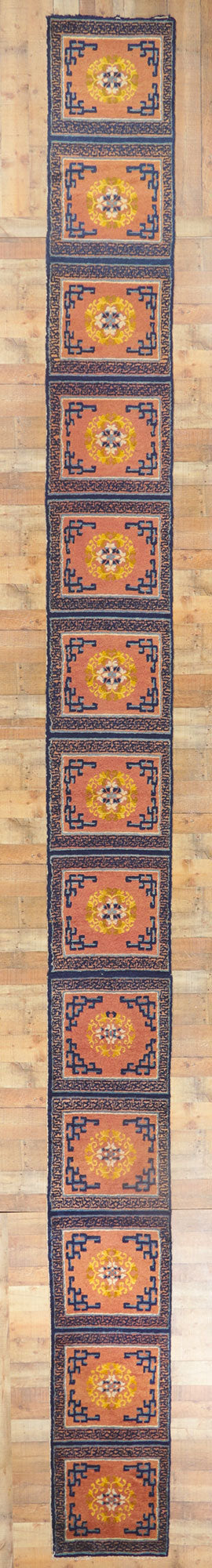 2 x 26 Antique Chinese Ningxia Bench Runner 78450