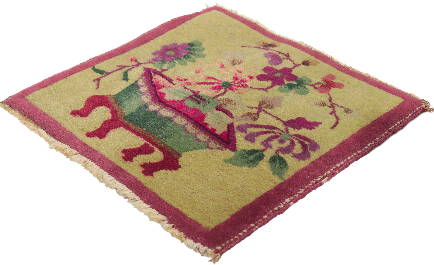 2 x 2 Antique Tibetan Meditation Mat 78436