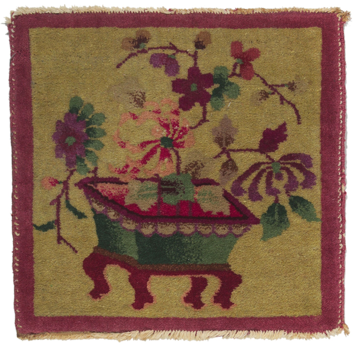 2 x 2 Antique Tibetan Meditation Mat 78436