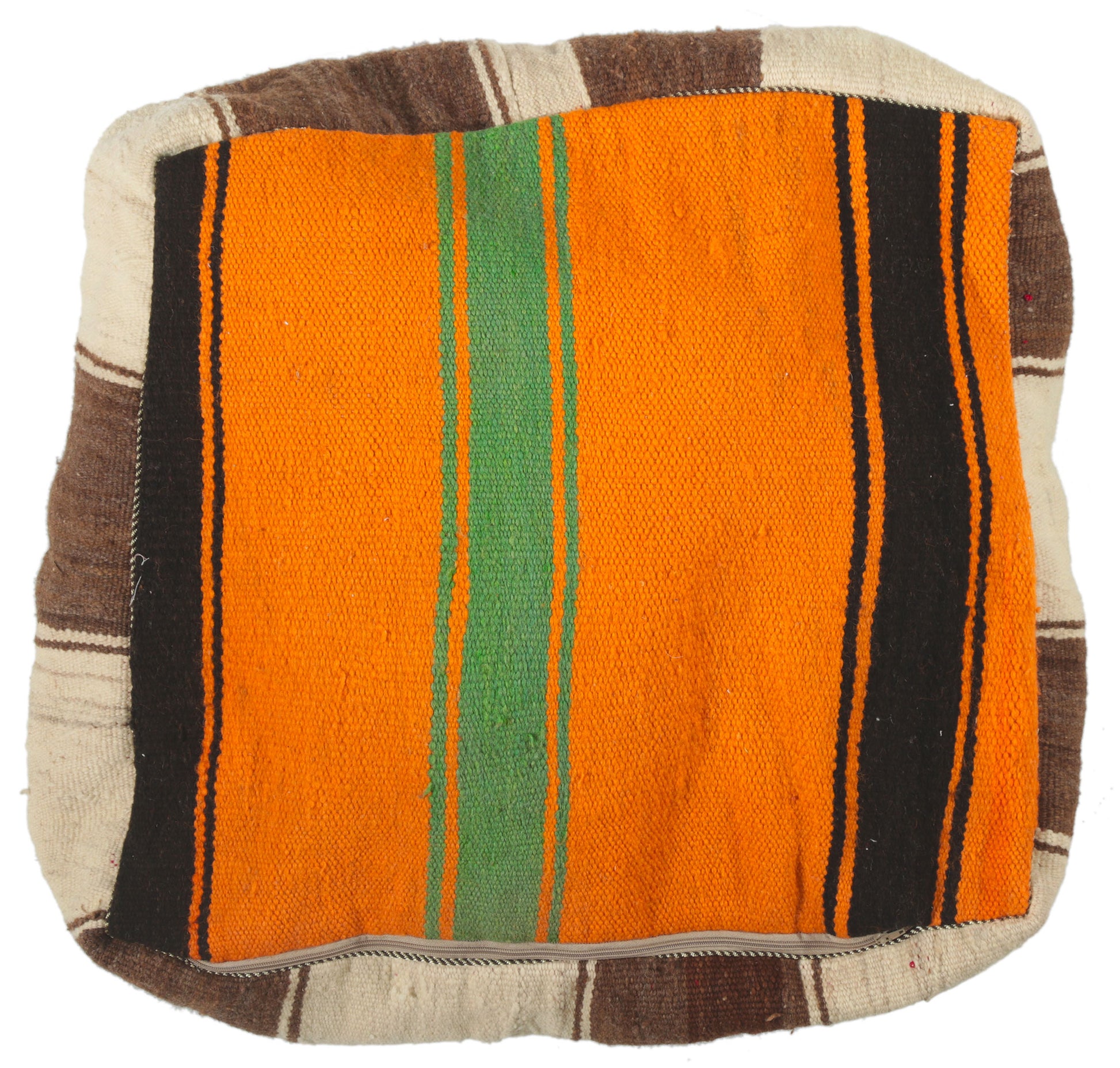 2 x 2 x 1 Vintage Moroccan Kilim Pouf 78411