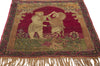 2 x 3 Antique Persian Kerman Pictorial Rug 74271