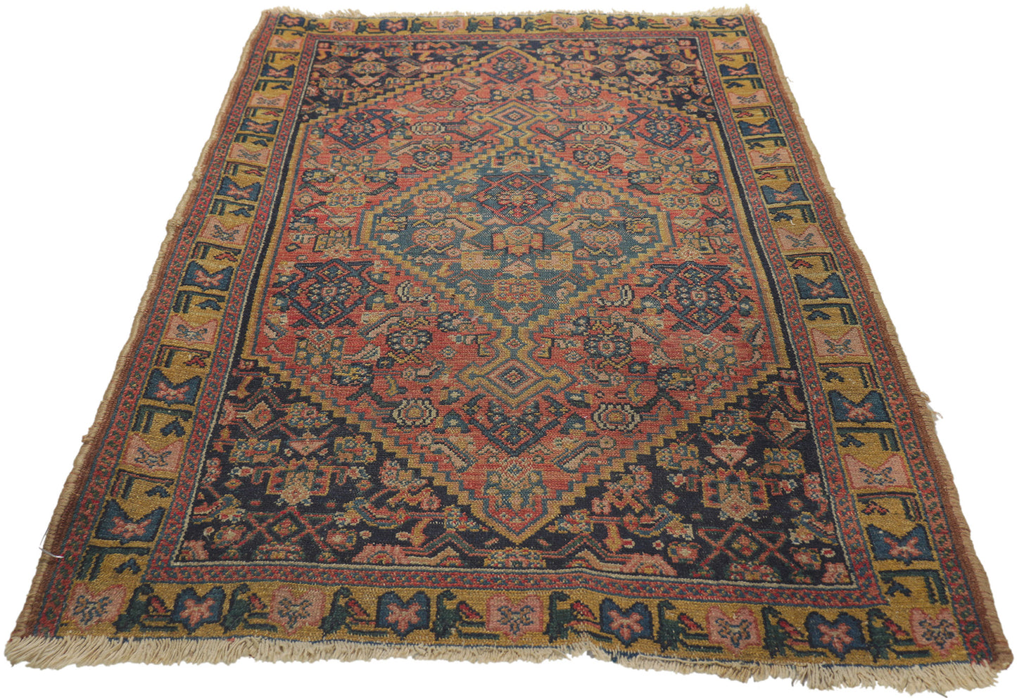 2 x 3 Antique Persian Senneh Rug 78417