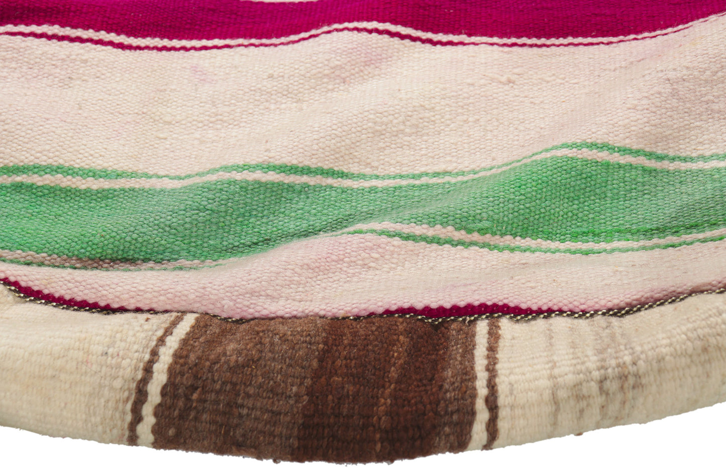 2 x 2 x 1 Vintage Moroccan Kilim Pouf 78440