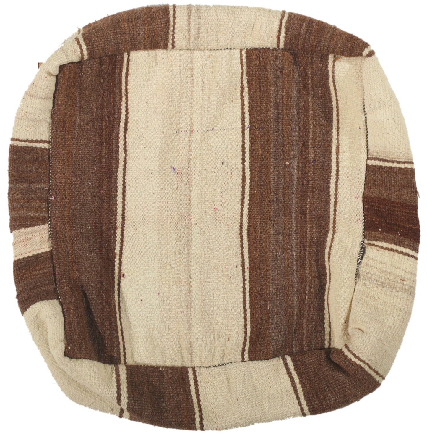 2 x 2 x 1 Vintage Moroccan Kilim Pouf 78440