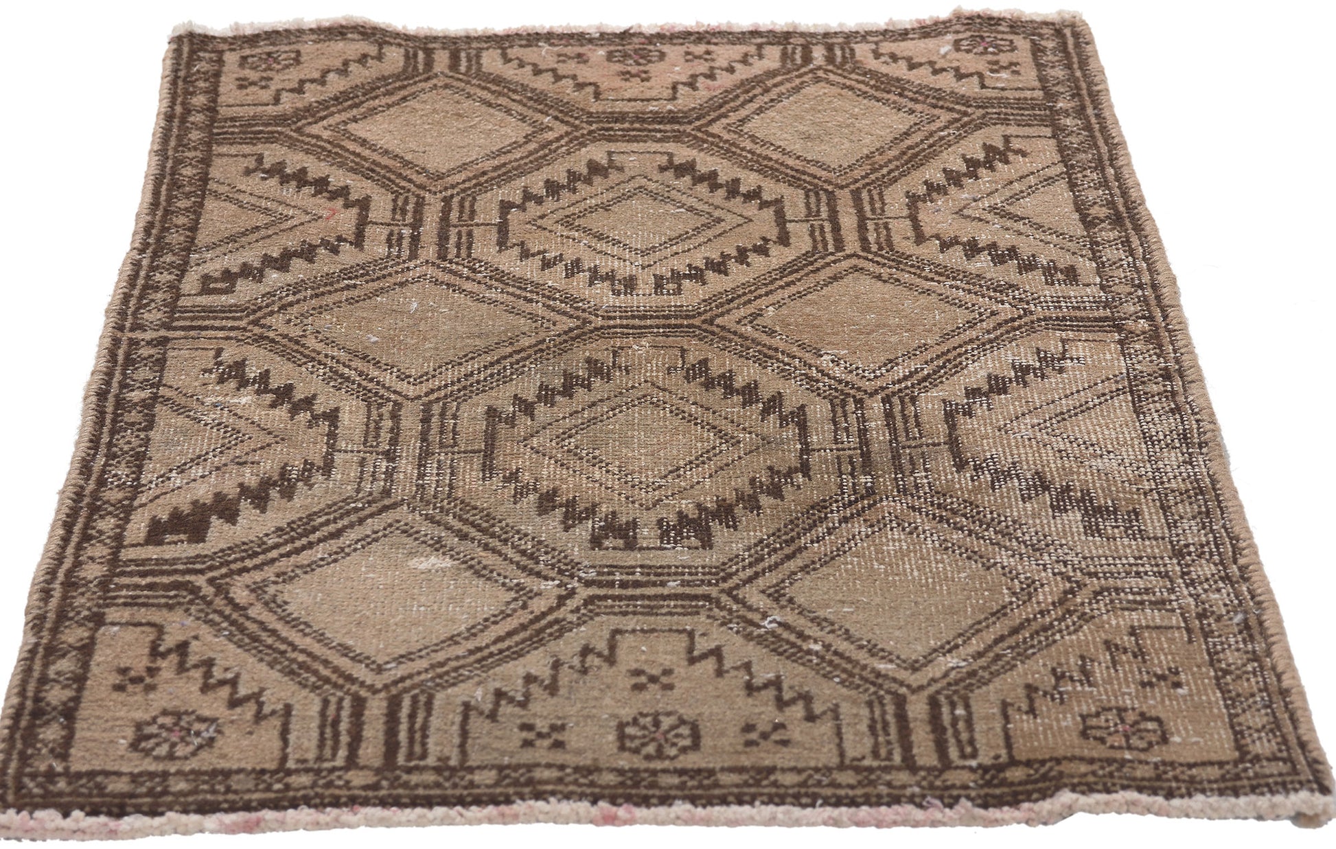 2 x 3 Antique Persian Tabriz Rug 78582