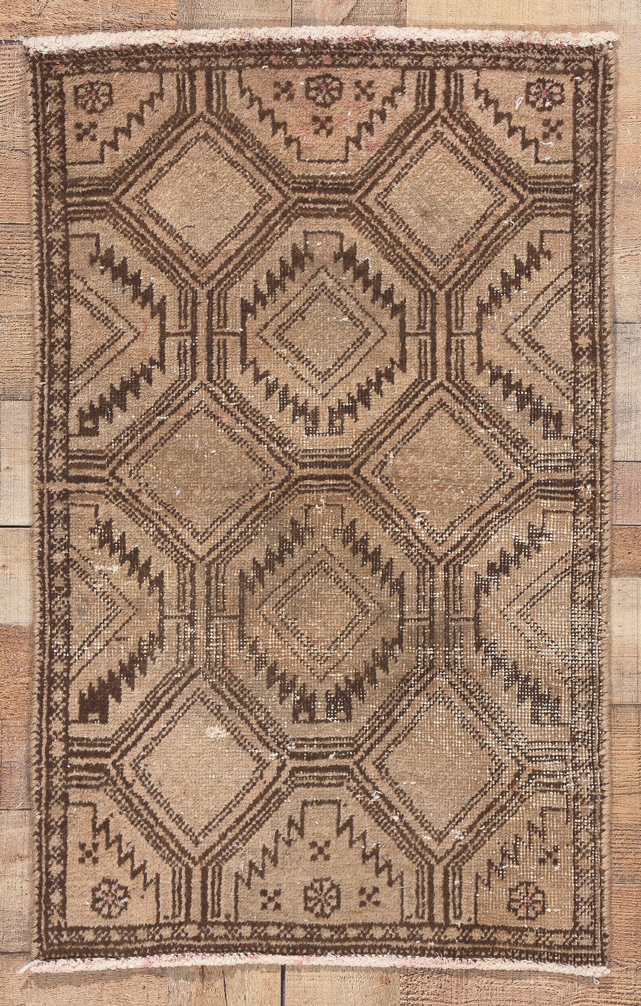 2 x 3 Antique Persian Tabriz Rug 78582