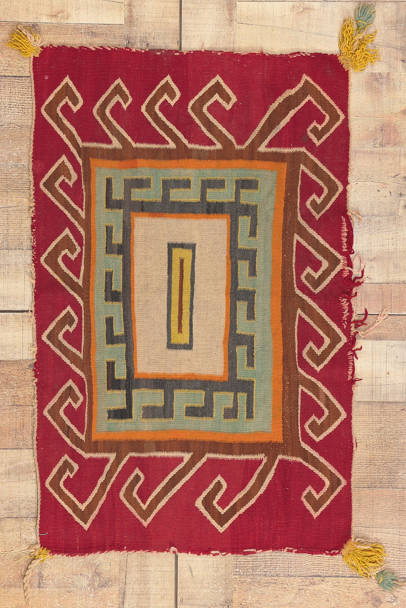 2 x 4 Antique Crystal Navajo Rug 78640