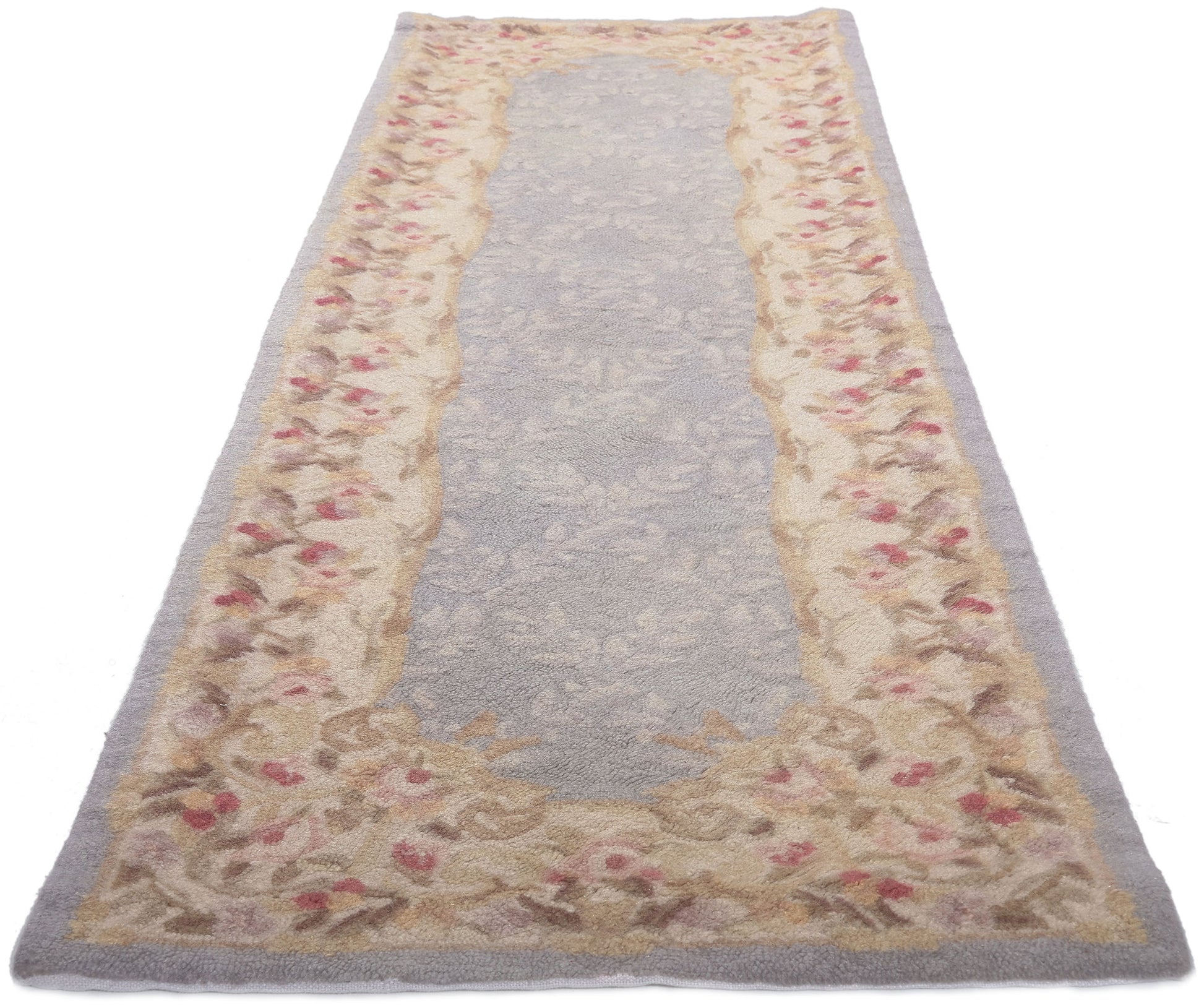2 x 7 Vintage American Floral Hooked Runner 78553