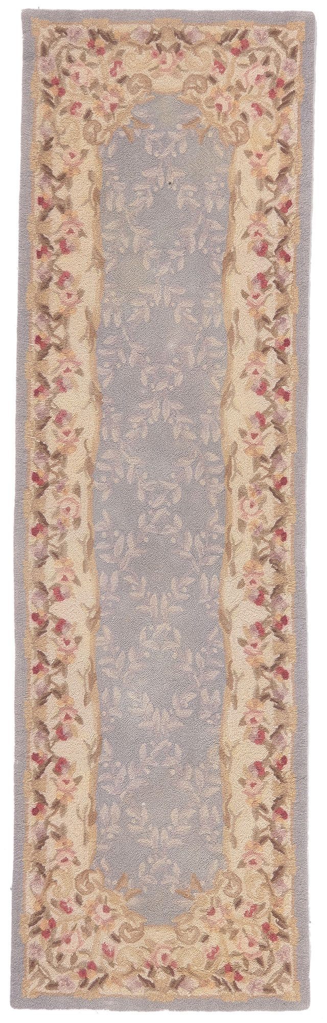 2 x 7 Vintage American Floral Hooked Runner 78553