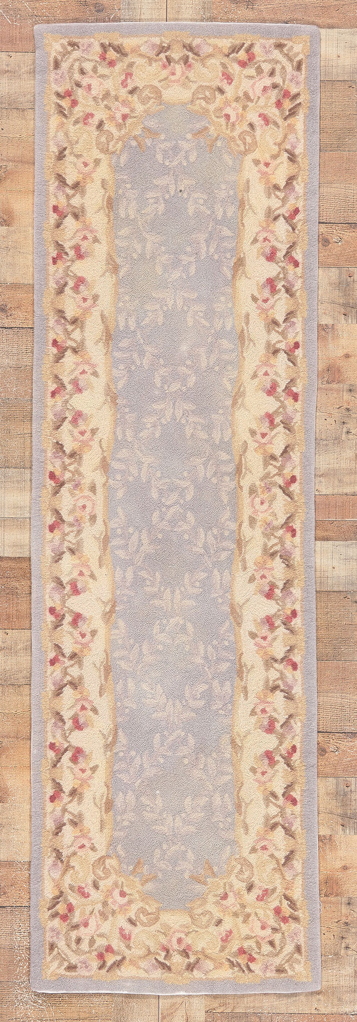 2 x 7 Vintage American Floral Hooked Runner 78553