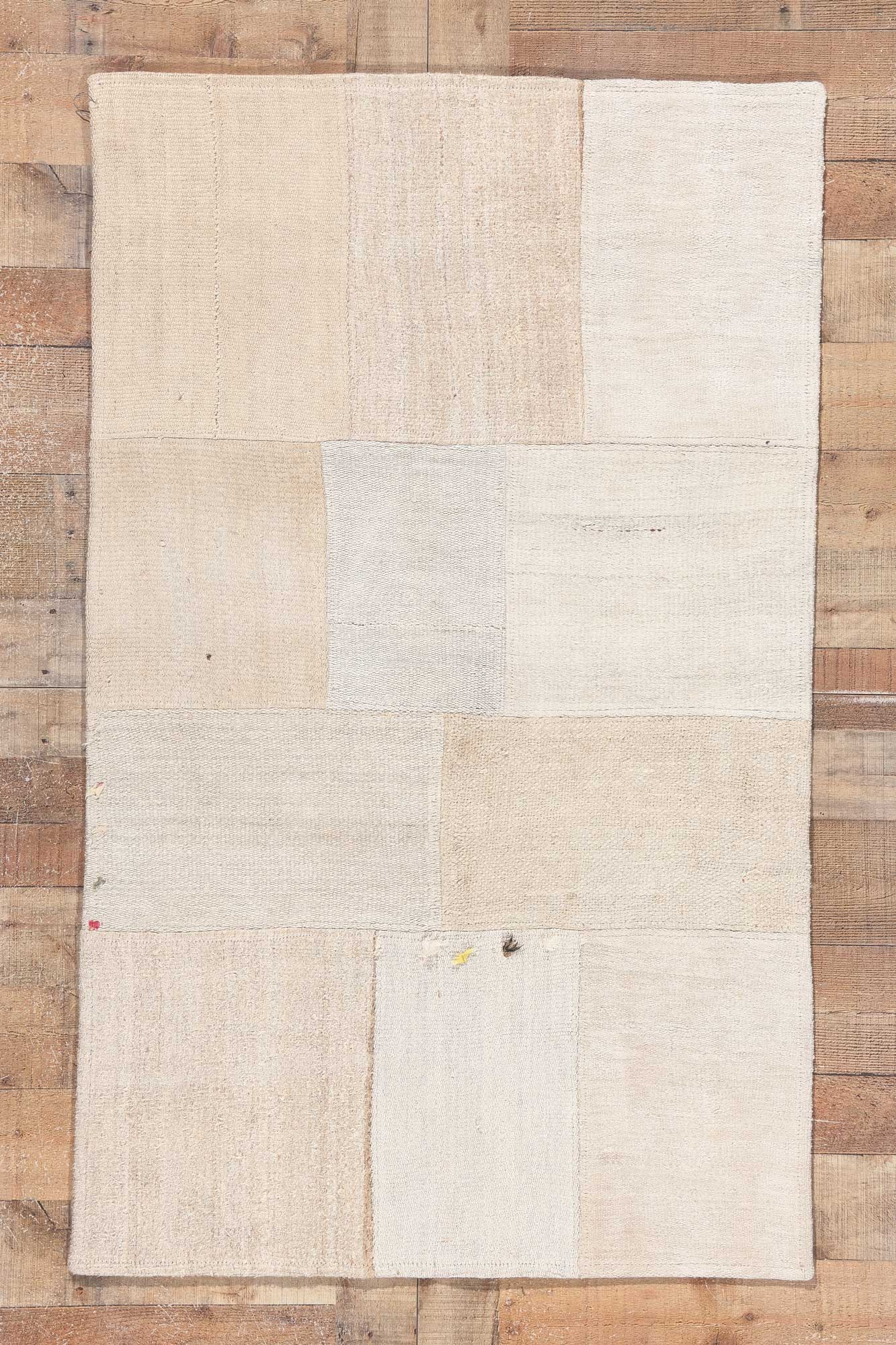 3 x 5 Vintage Turkish Patchwork Rug 53531