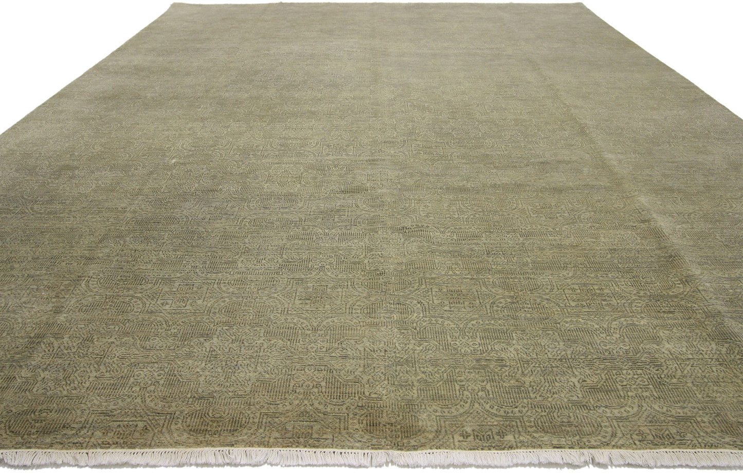 9 x 12 Transitional Indian Rug 30017