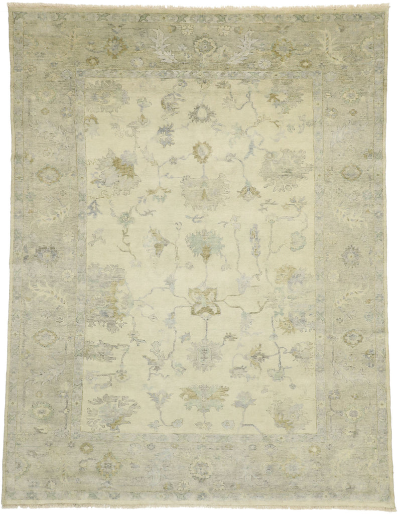 9 x 12 Transitional Classic Oushak Rug 30031
