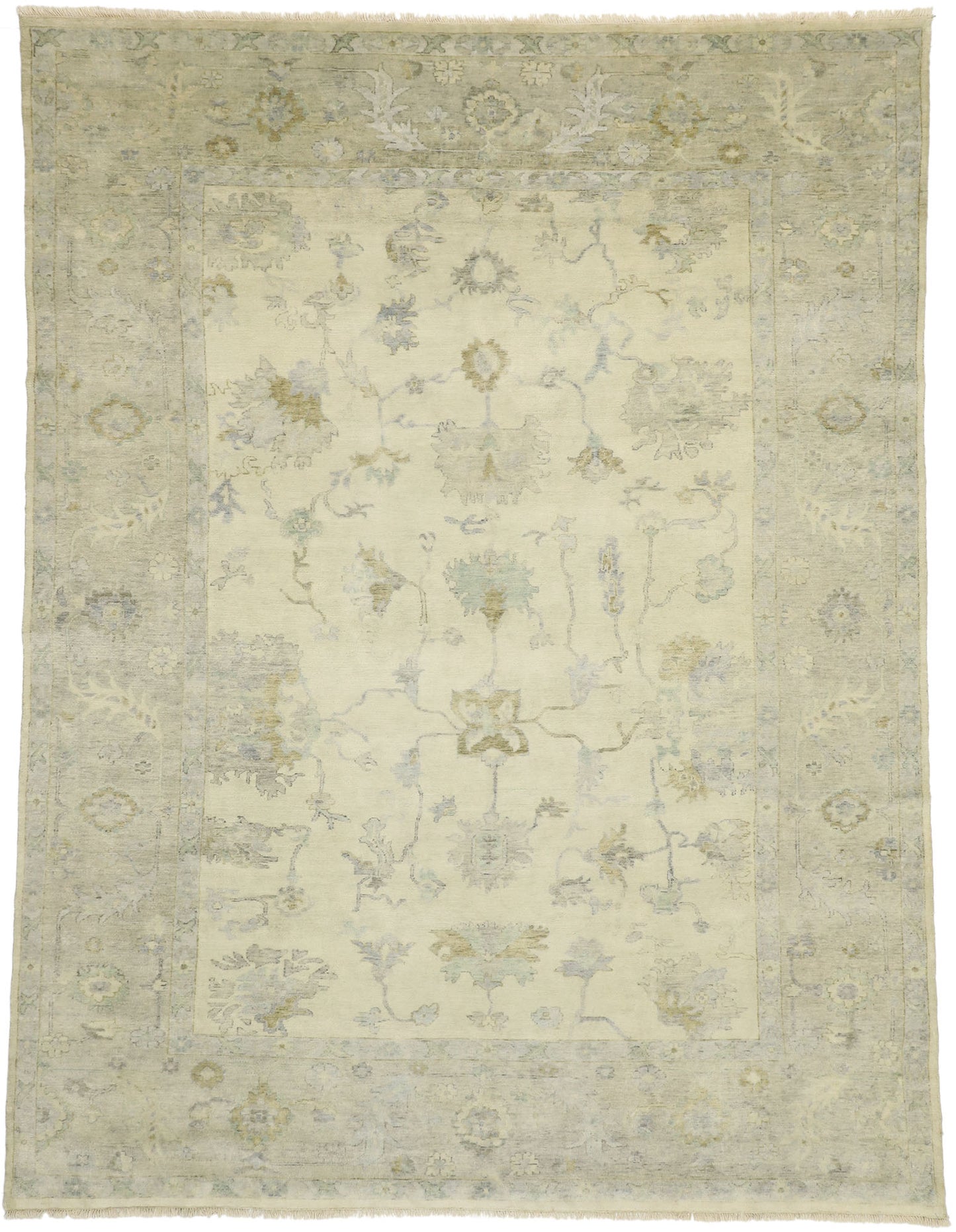9 x 12 Transitional Classic Oushak Rug 30031