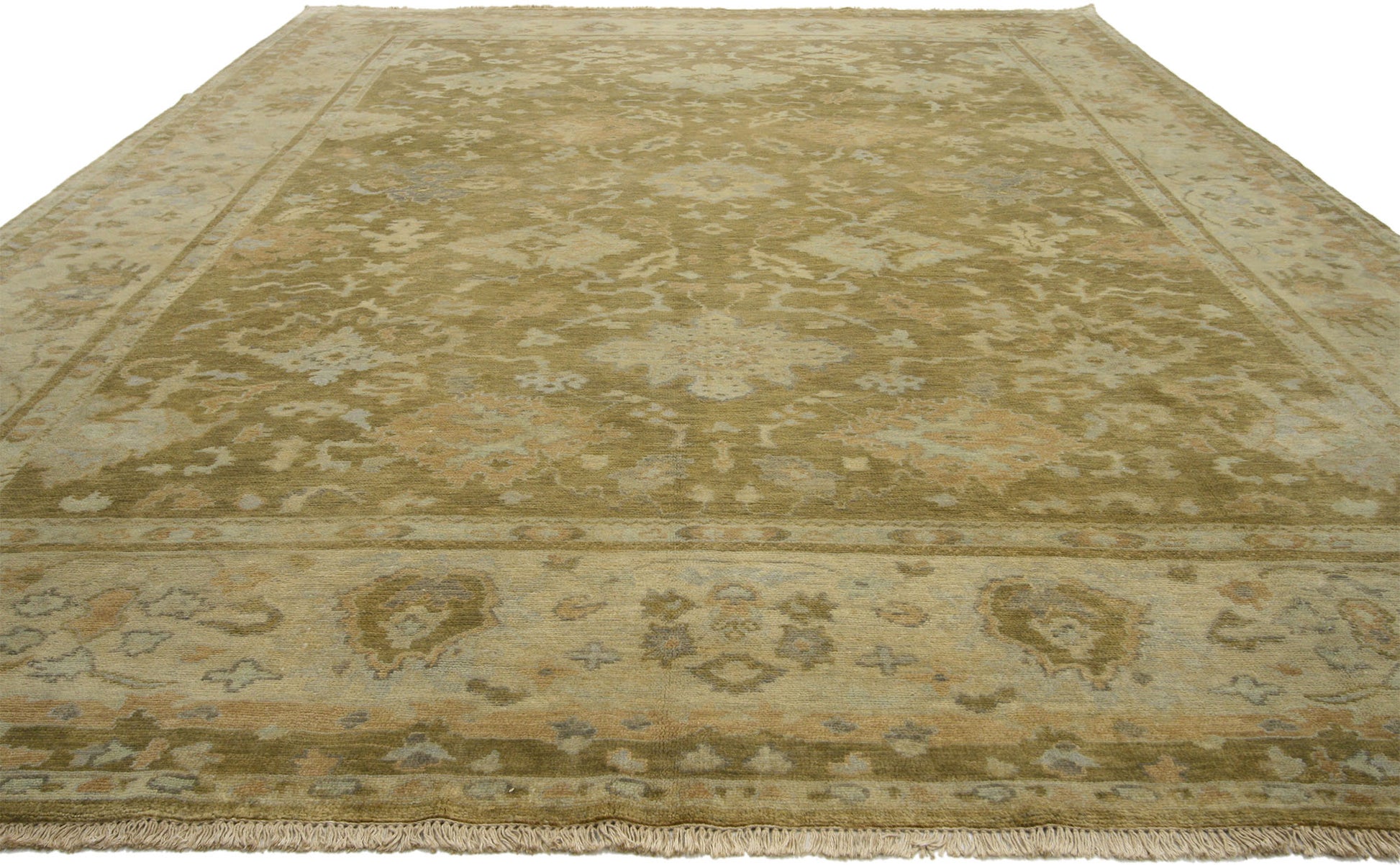 9 x 12 Transitional Oushak Rug 30032
